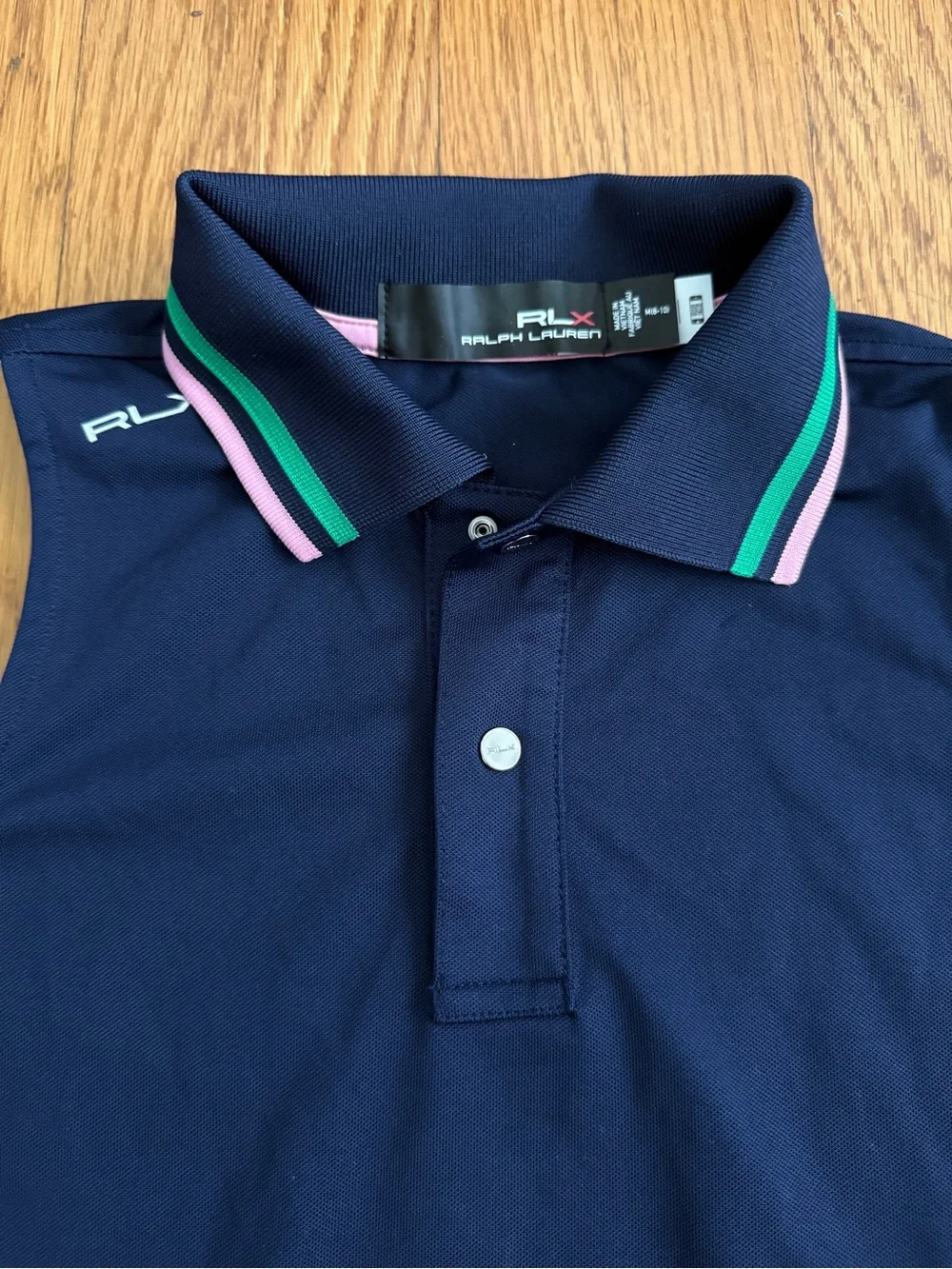 Ralph Lauren RLX blue sleeveless athletic top M 8/10
